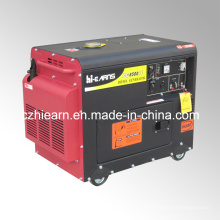 Conjunto de generador de energía diesel silencioso portátil del motor 6kw (DG8500SE)